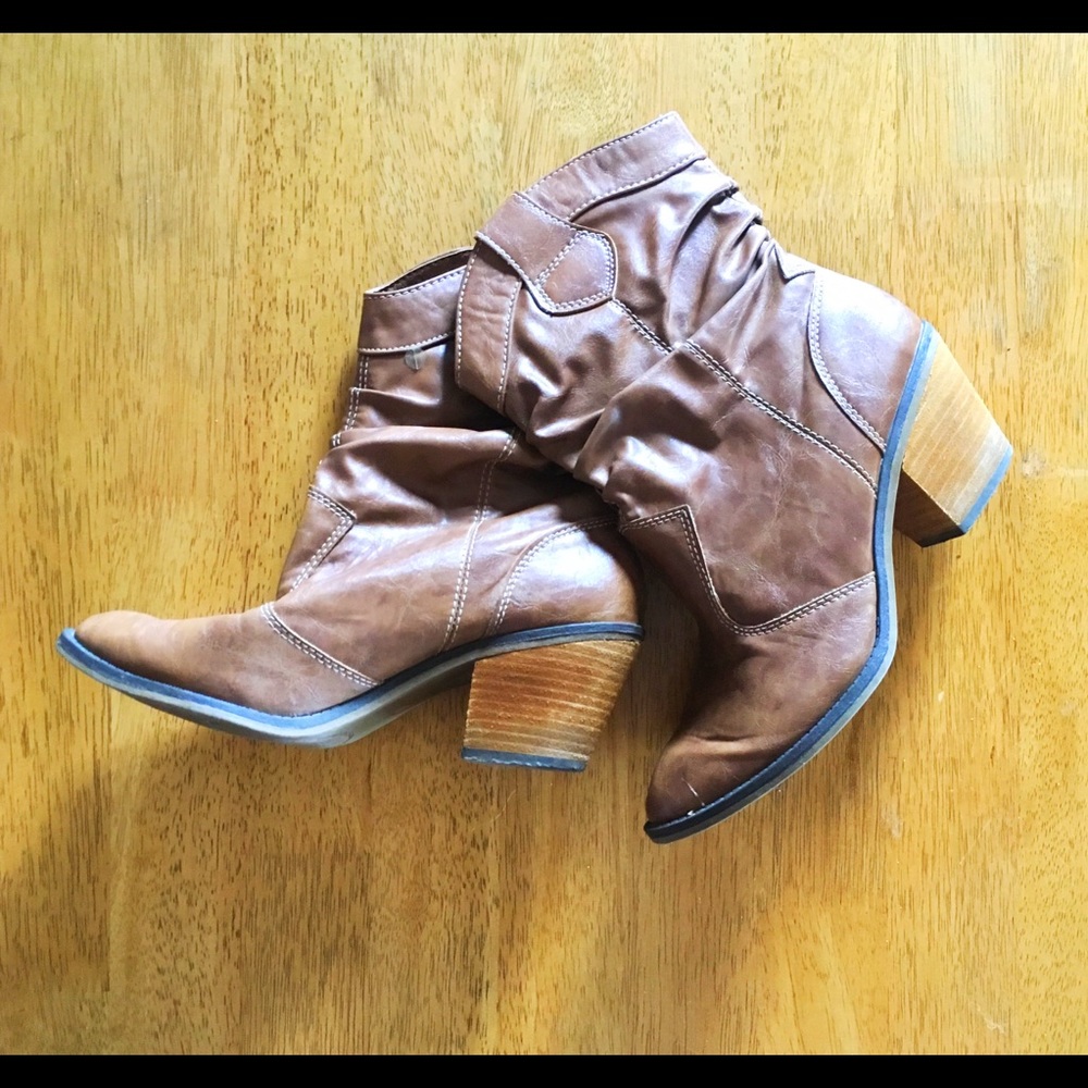 Tan Booties